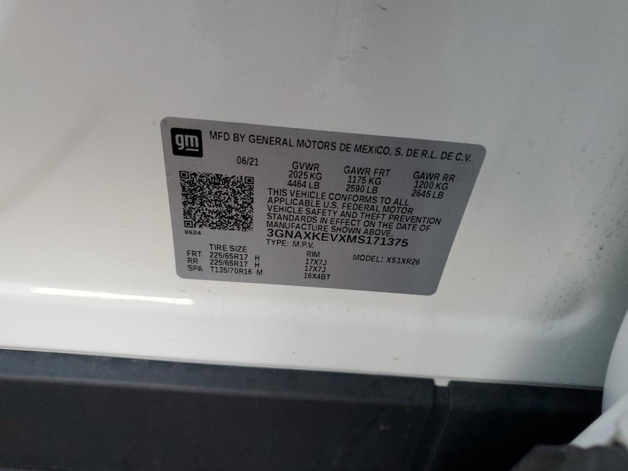 CHEVROLET EQUINOX LT