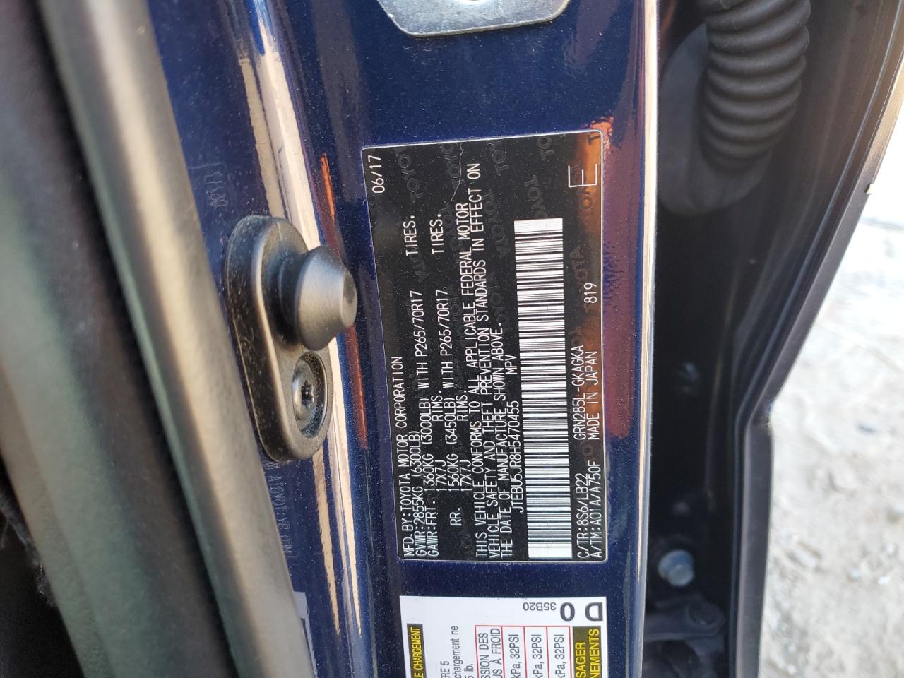 TOYOTA 4RUNNER SR5/SR5 PREMIUM