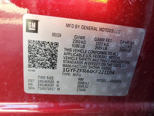 2019 CADILLAC XT4 SPORT #3317798093
