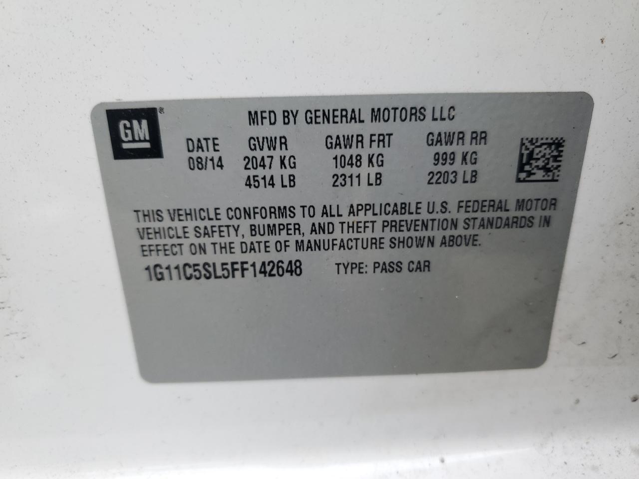 CHEVROLET MALIBU 1LT