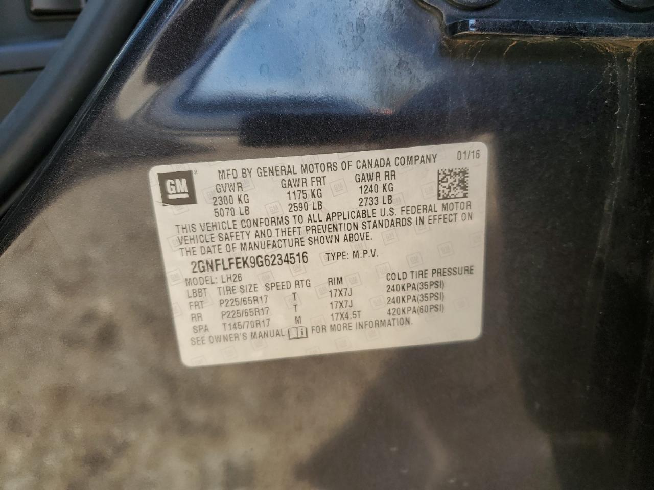 CHEVROLET EQUINOX LT