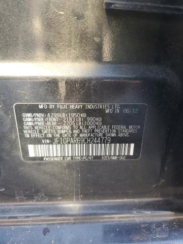 2012 SUBARU IMPREZA SP - JF1GPAR69CH244779