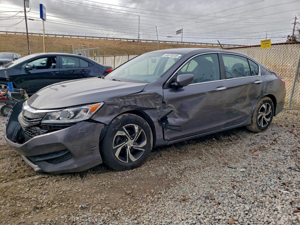 Lot #3312333776 2017 HONDA ACCORD LX