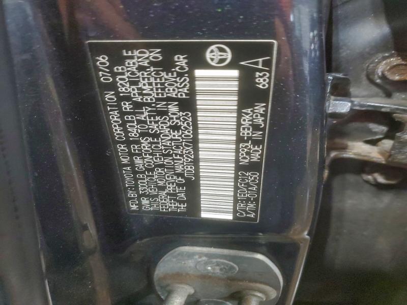 2007 TOYOTA YARIS #3311461267