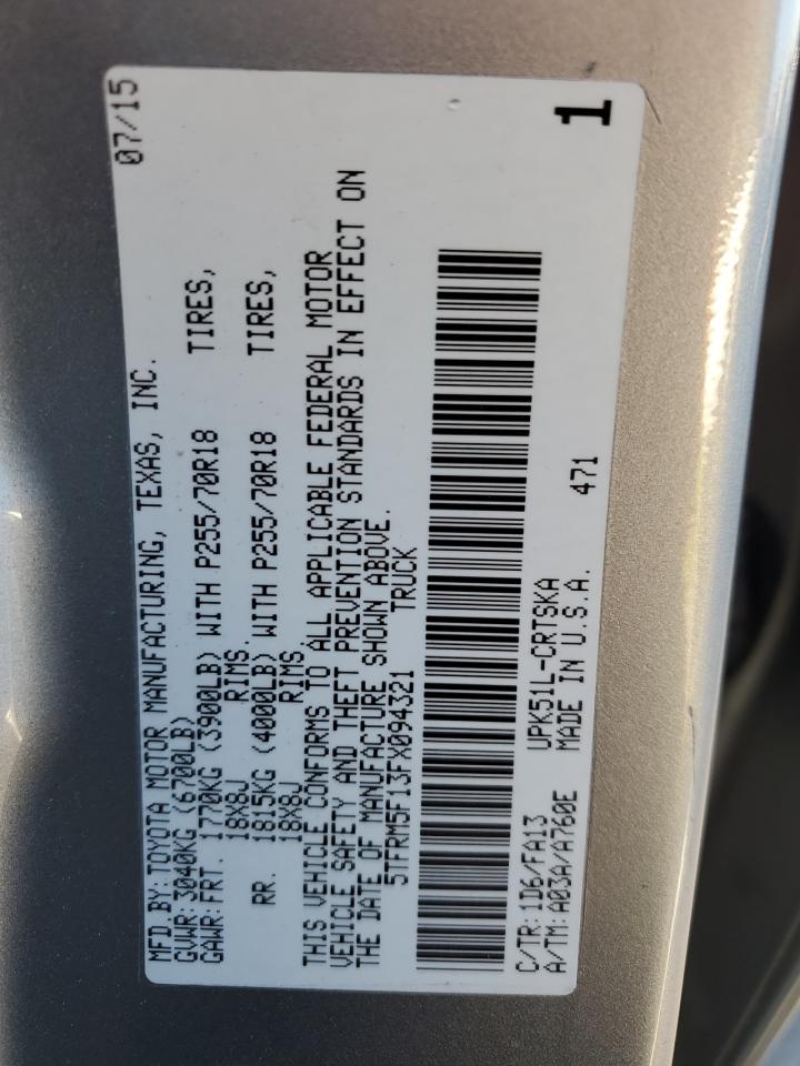 TOYOTA TUNDRA DOUBLE CAB SR