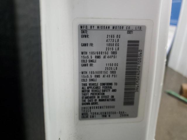 2021 NISSAN NV200 2.5S #3287611033