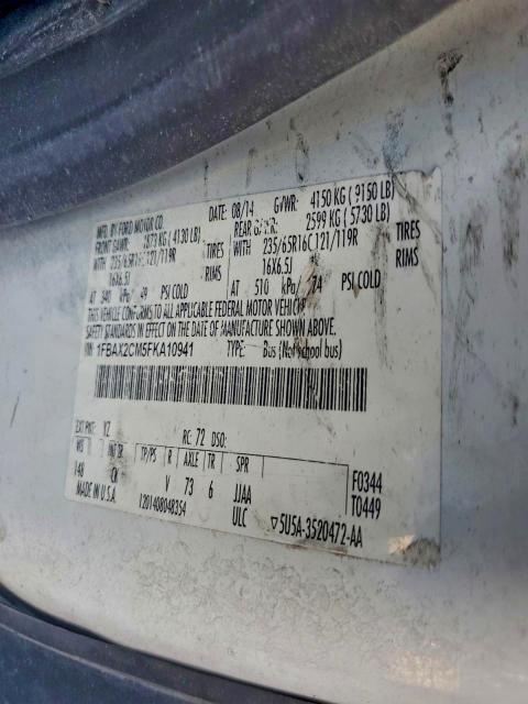 2015 FORD TRANSIT T- #3302653032