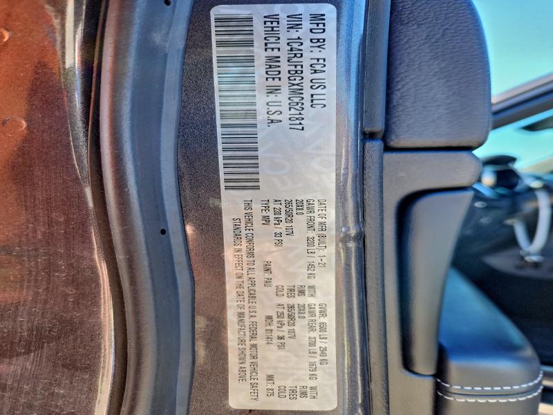 2021 JEEP GRAND CHER #3304507443