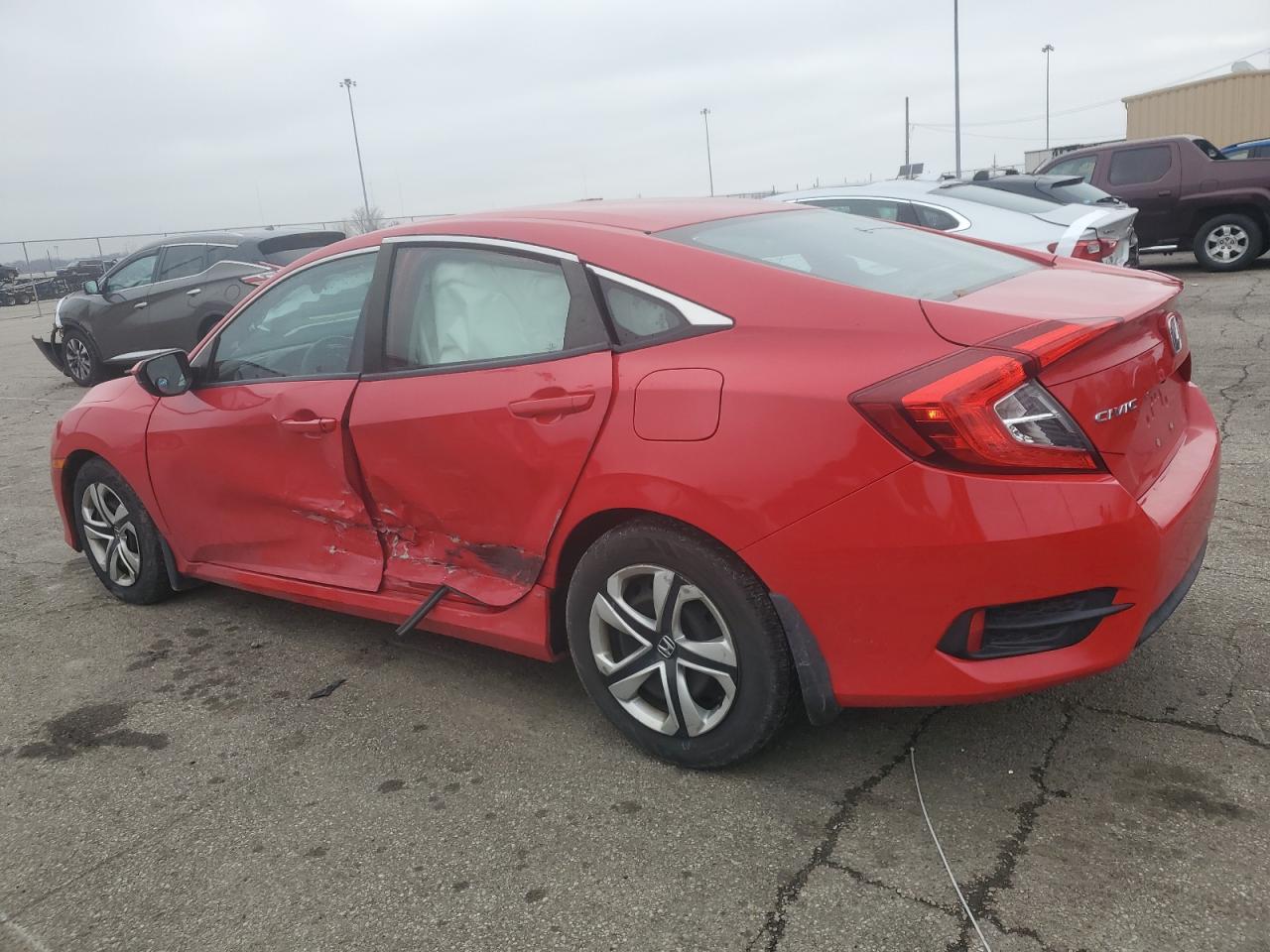 Lot #3308311210 2018 HONDA CIVIC LX