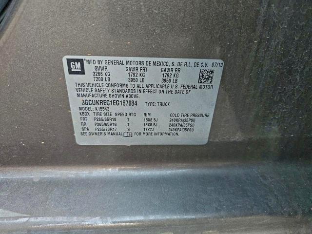 2014 CHEVROLET SILVERADO #3296294434