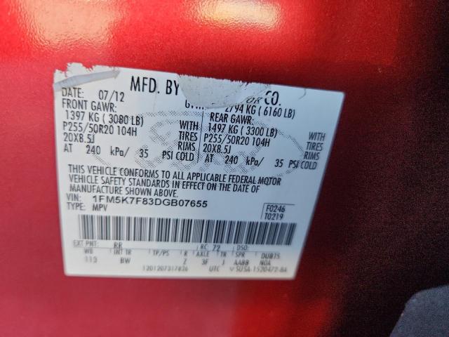 2013 FORD EXPLORER L #3301787330