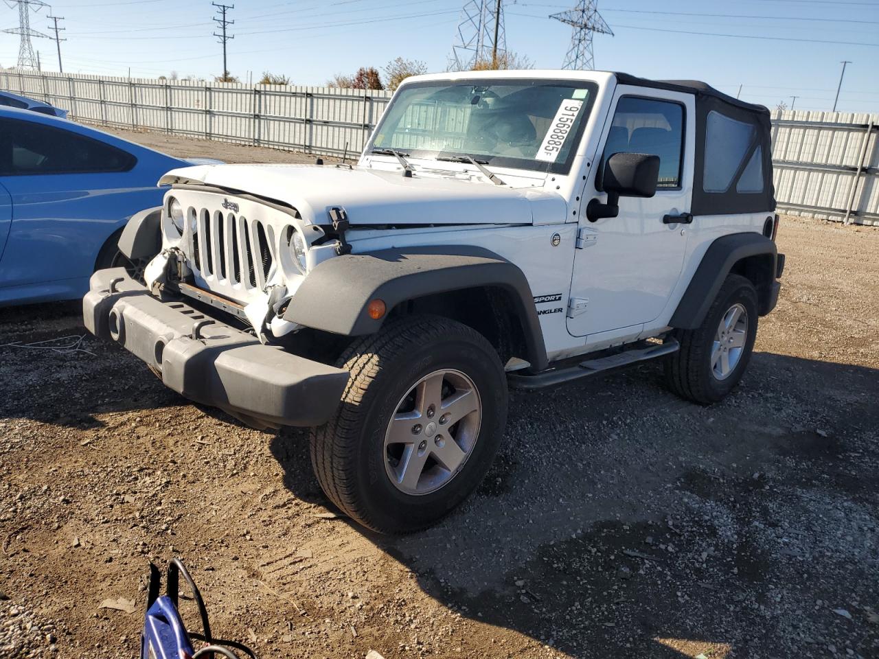 Lot #3297220386 2014 JEEP WRANGLER S