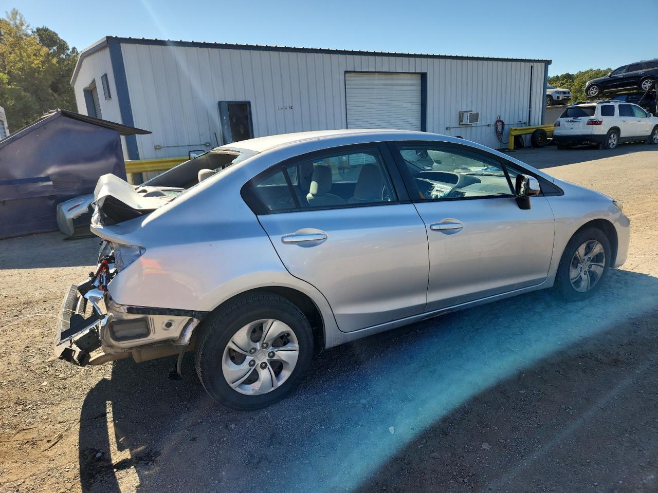 Lot #3318089368 2013 HONDA CIVIC LX