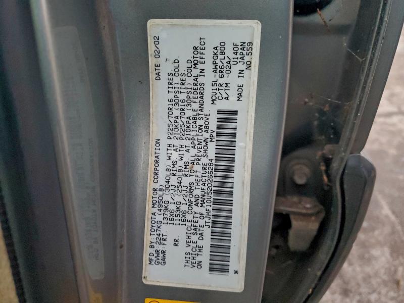 2002 LEXUS RX 300 #3303572933