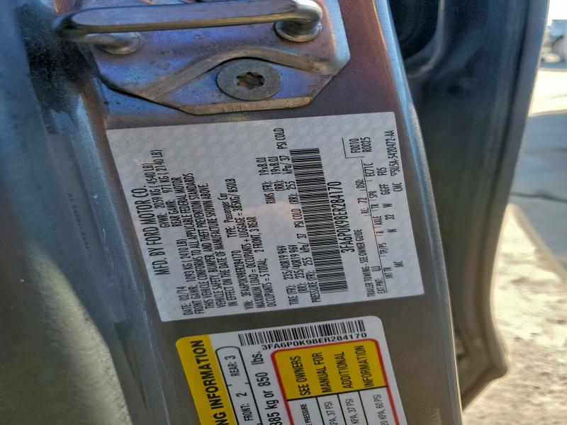 2014 FORD FUSION TIT #3309659846