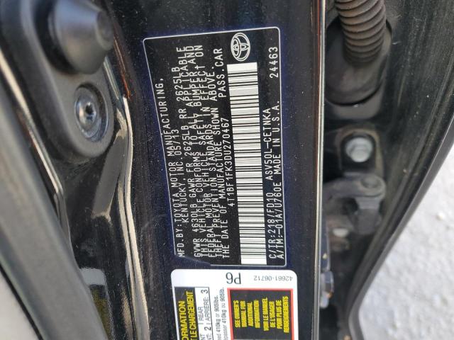 2013 TOYOTA CAMRY L #3287420362