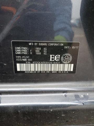 2017 SUBARU IMPREZA PR - 4S3GKAB66H3619437