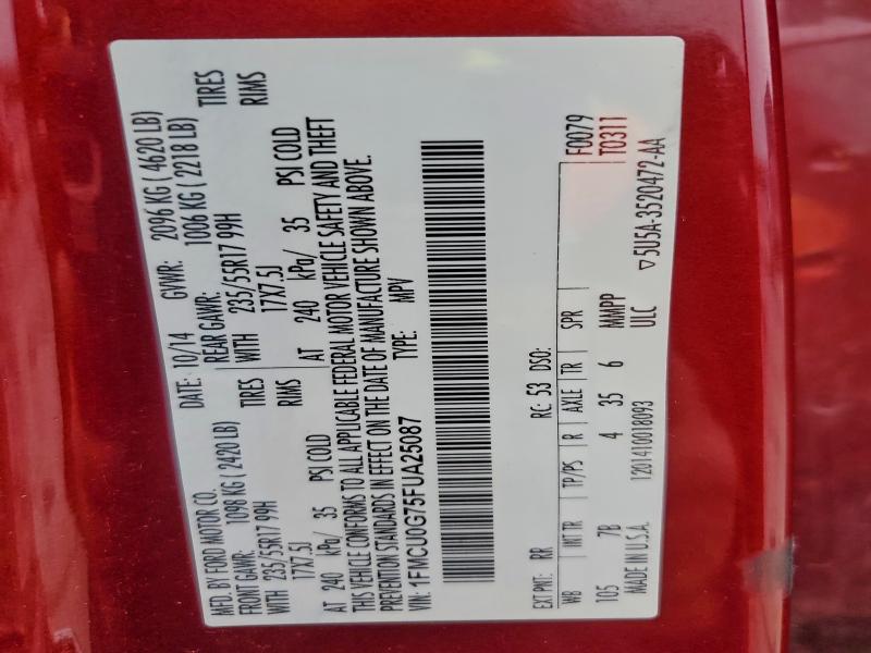 2015 FORD ESCAPE SE #3298083144