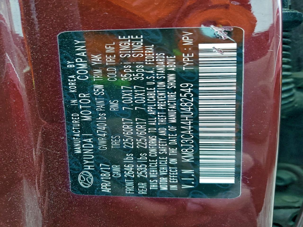 HYUNDAI TUCSON LIMITED