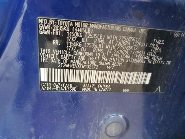 2015 TOYOTA RAV4 XLE #3302918049