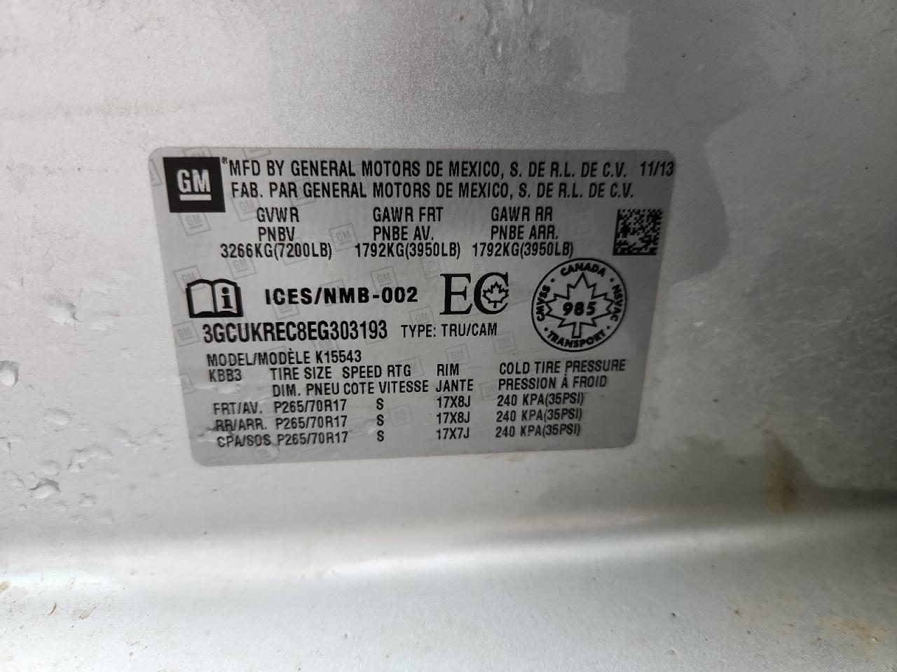 CHEVROLET SILVERADO K1500 LT