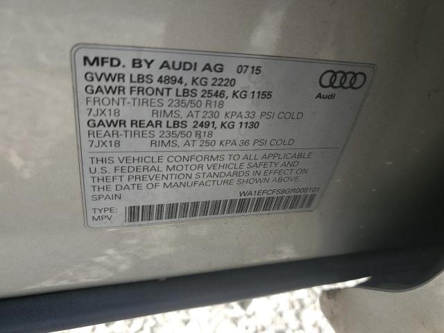 2016 AUDI Q3 PREMIUM #3290285261