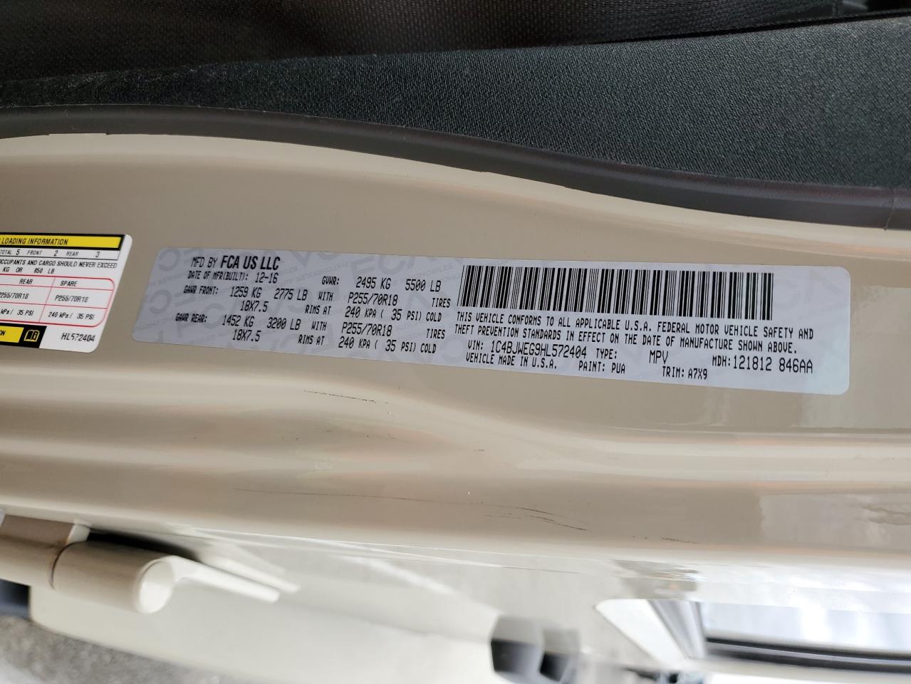 JEEP WRANGLER SAHARA