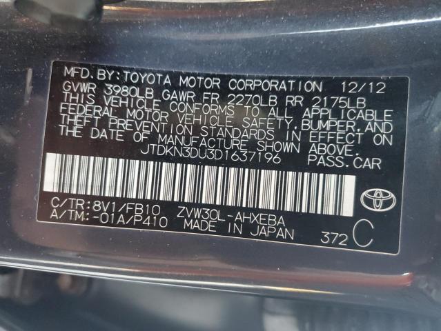 2013 TOYOTA PRIUS #3294251887