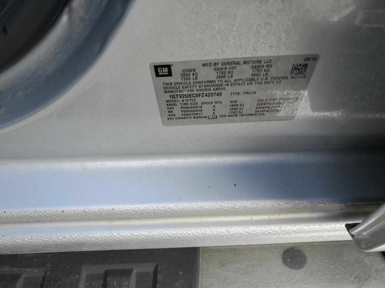 GMC SIERRA K1500 SLE