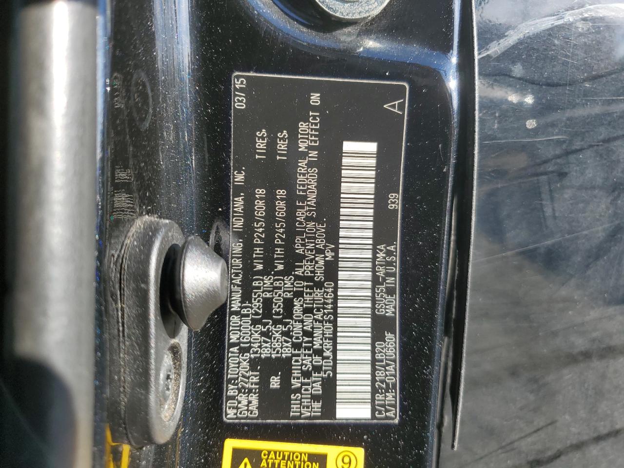 TOYOTA HIGHLANDER XLE