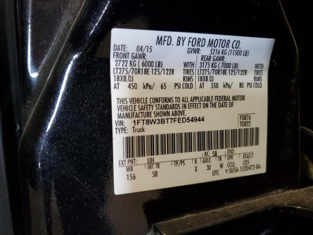 2015 FORD TRUCK F350 CREW C PU 4X4 C #3297882771