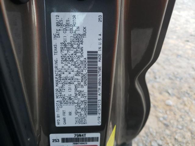 2013 TOYOTA TACOMA PRE #3294438508