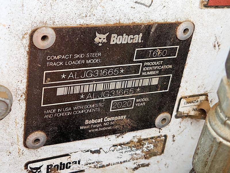 2020 BOBCAT T650 #3294400516