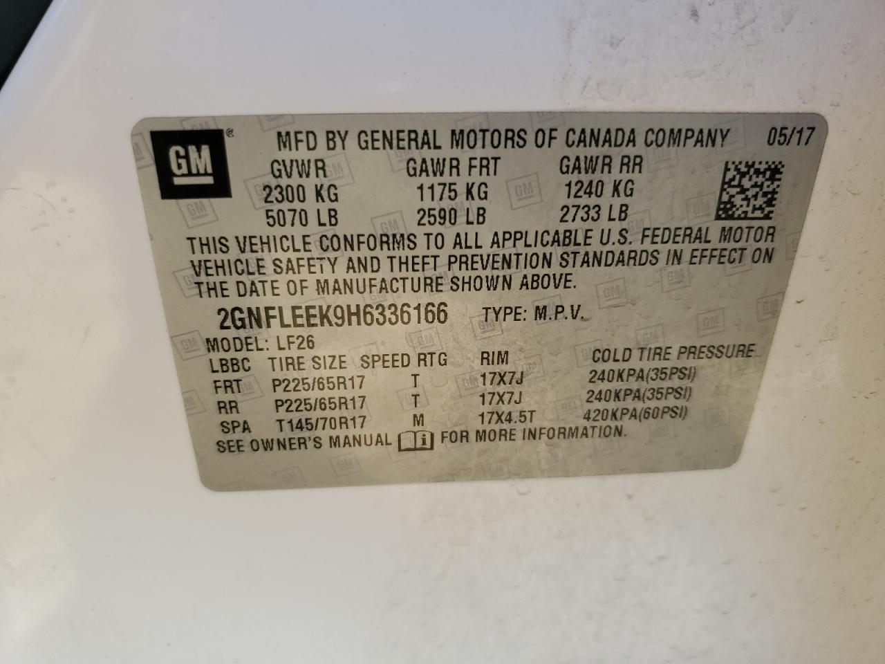 CHEVROLET EQUINOX LS