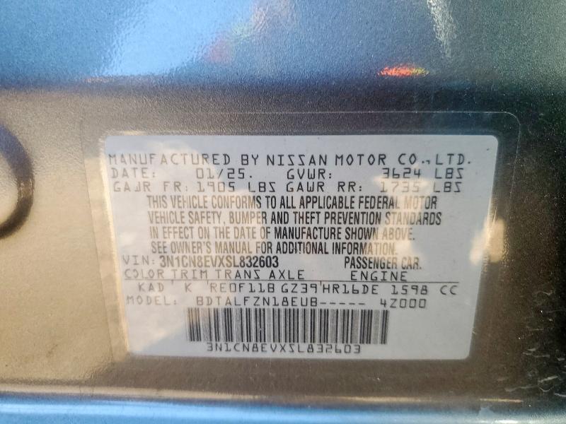 2025 NISSAN VERSA SV - 3N1CN8EVXSL832603