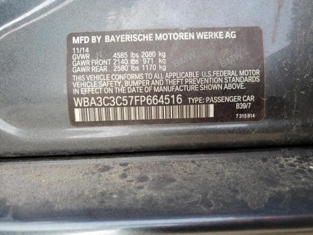 2015 BMW 320 I XDRI WBA3C3C57FP664516