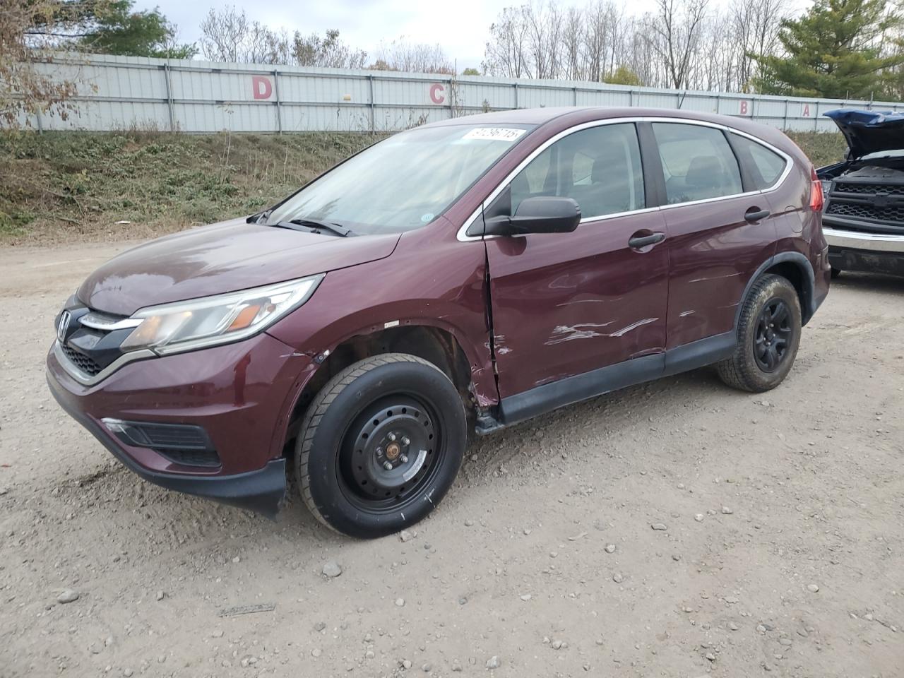Lot #3302734006 2015 HONDA CR-V LX