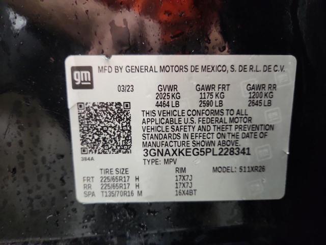 2023 CHEVROLET EQUINOX LT - 3GNAXKEG5PL228341