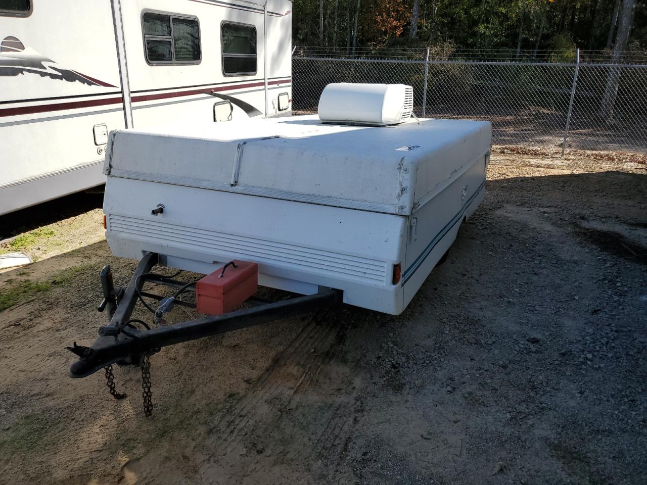 Lot #3291194993 1995 COLEMAN TRAILER