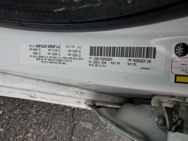 2011 DODGE AVENGER MA - 1B3BD1FB0BN556876