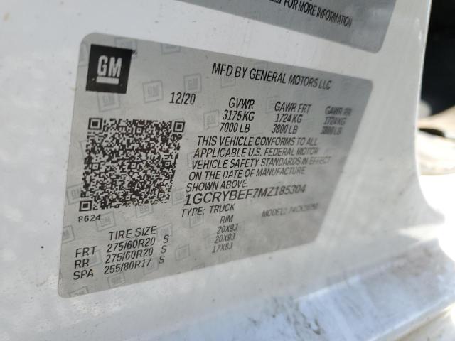 2021 CHEVROLET SILVERADO #3305457078