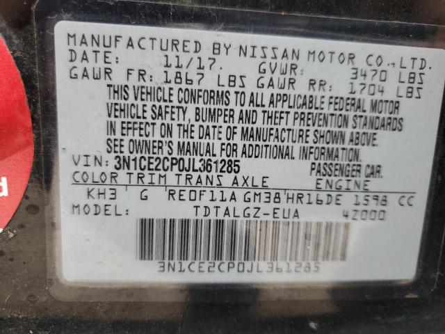 2018 NISSAN VERSA NOTE #3302811900