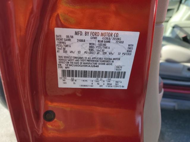 2009 FORD ESCAPE XLT #3296086837