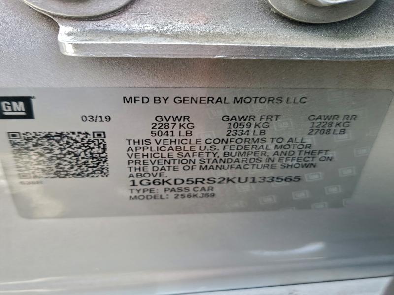 2019 CADILLAC CT6 PREMIU #3303944717