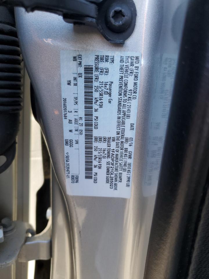 Lot #3301933424 2016 FORD FOCUS SE