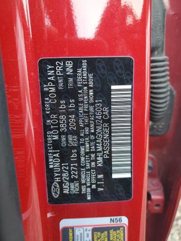 2022 HYUNDAI ELANTRA SE - KMHLM4AG0NU246031