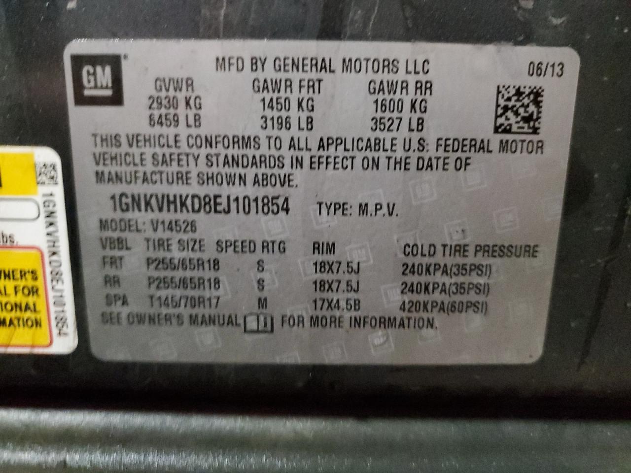 CHEVROLET TRAVERSE LT