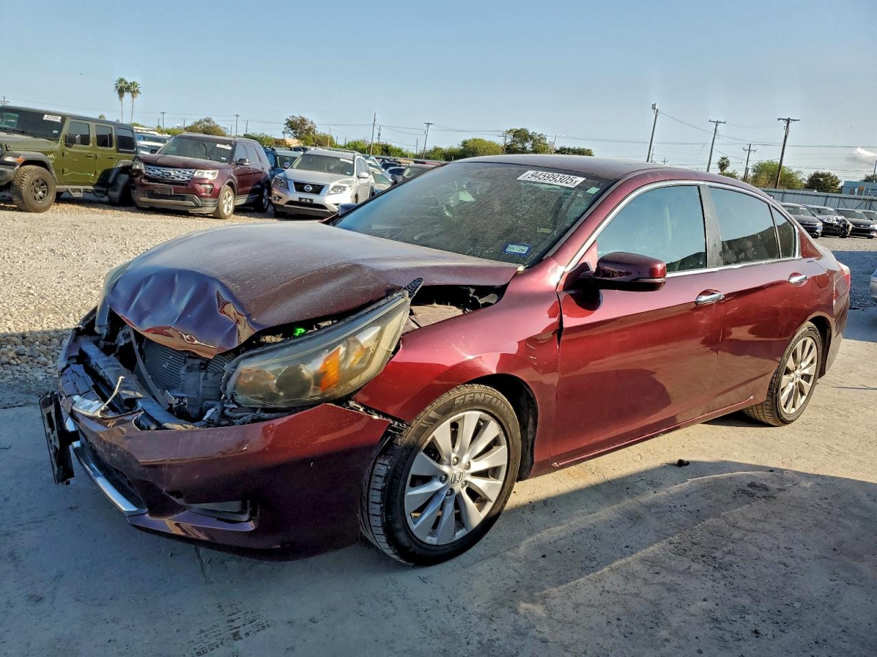 Lot #3305679757 2015 HONDA ACCORD EXL