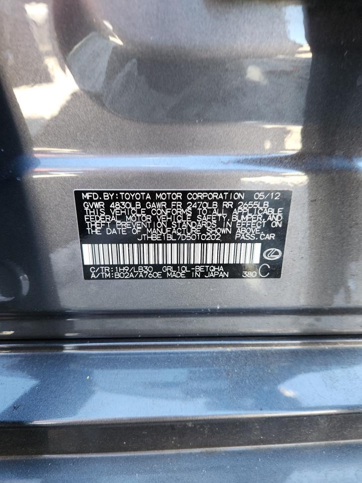 Lot #3315951085 2013 LEXUS GS 350