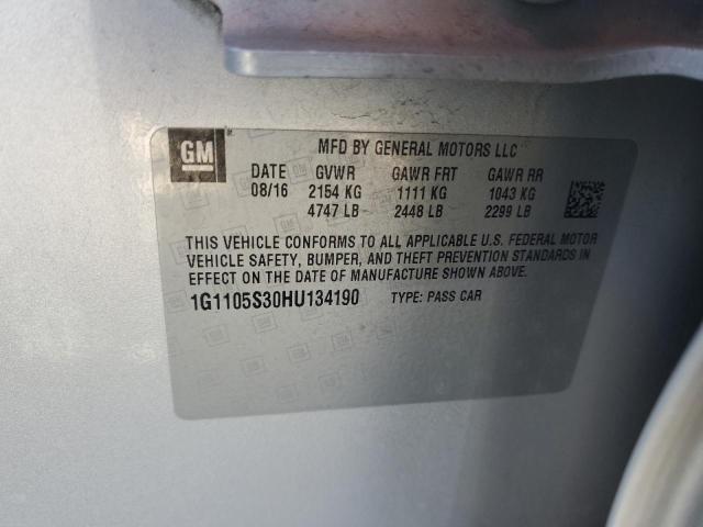 2017 CHEVROLET IMPALA LT #3297020345